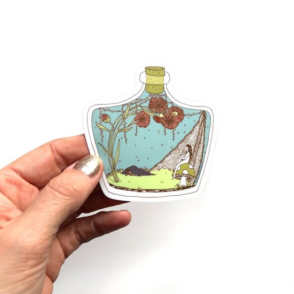 Home in a Bottle, diecut vinyl sticker - Picture 2 of 3